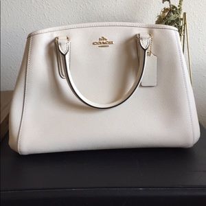 Coach white leather purse -Brand new with tags